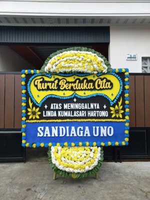 Papan Bunga Duka di Traji